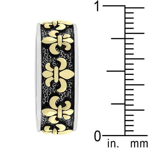 Vintage Fleur De Lis Ring - Elegant French Inspired Jewelry for Women, Perfect for Weddings, Anniversaries & Special Occasions