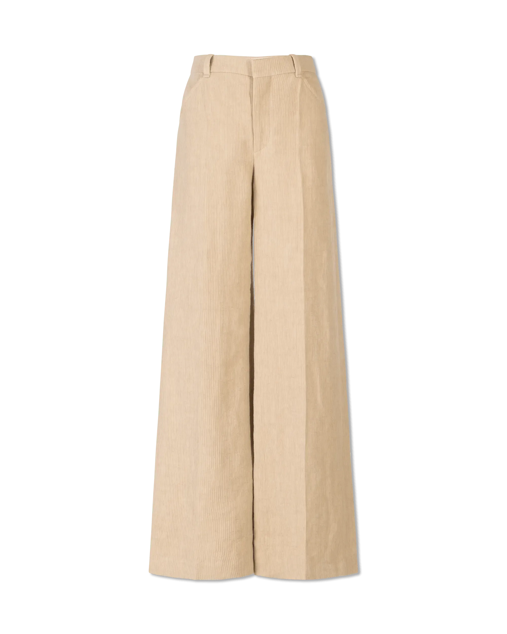 Stylish Corduroy Wide Leg Pants for Women - High Waisted Comfortable Lounge Pants - Perfect for Casual Outfits, Office Wear & Fall Fashion