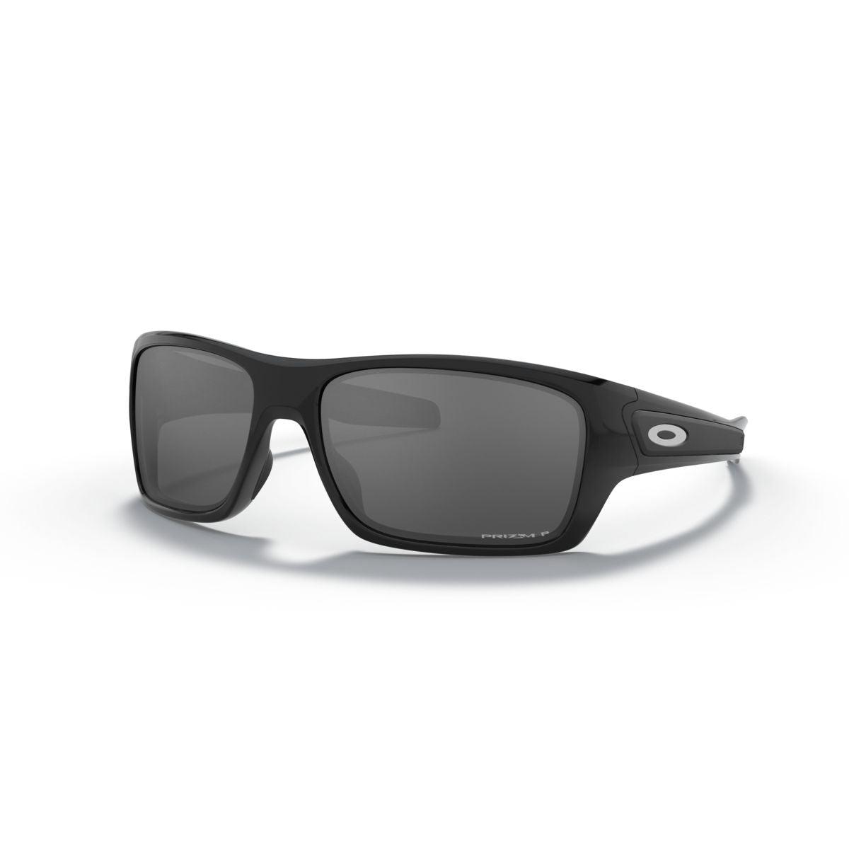 Oakley Turbine Polished Black/Prizm Black Polarized Sunglasses 0OO9263 926341 - UV Protection for Driving, Running & Outdoor Sports