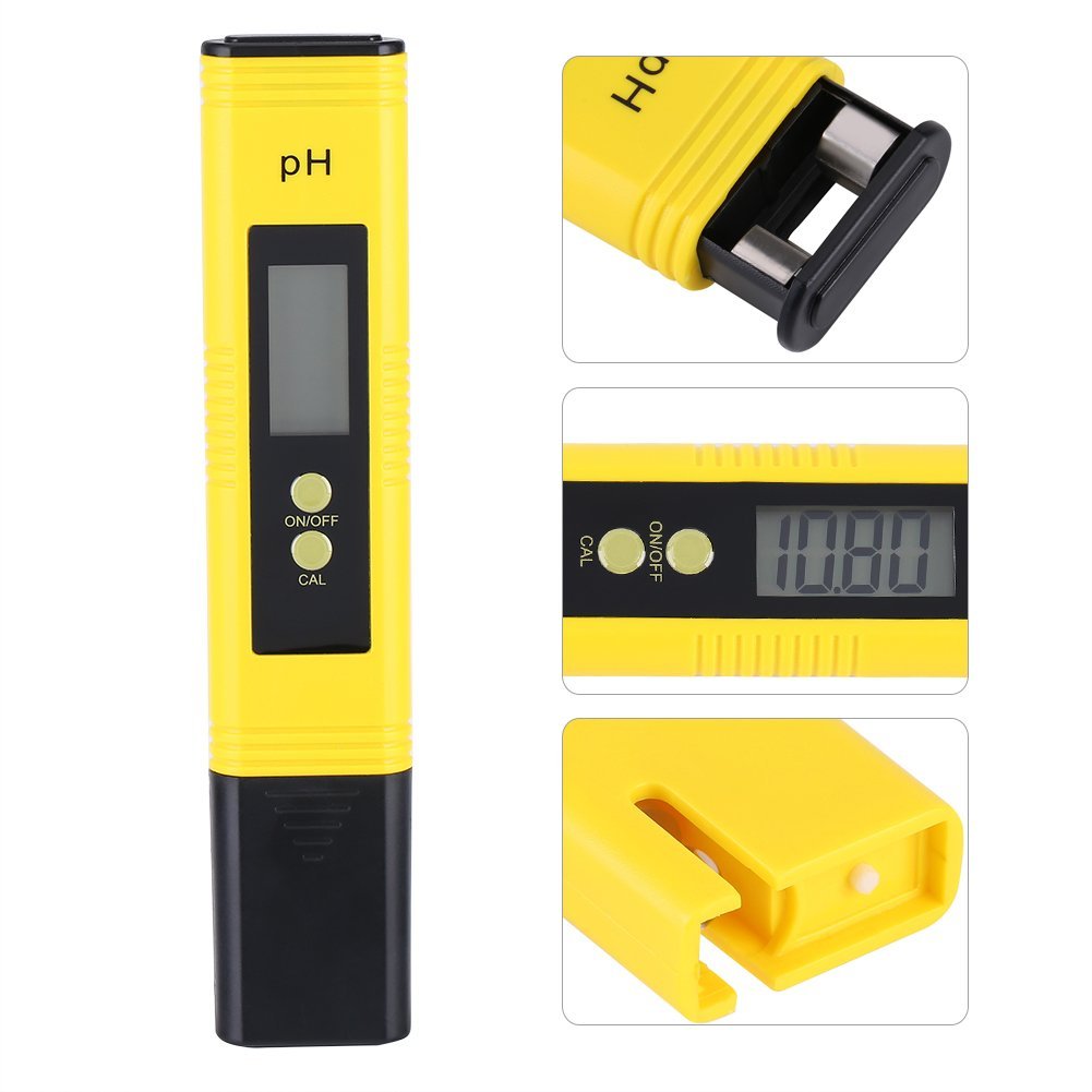 Cocoarm Digital Water Quality Tester Pen - High Accuracy 0.01 Resolution for Aquarium, Pool, Hydroponics, Wine, Brewing & Home Water Testing