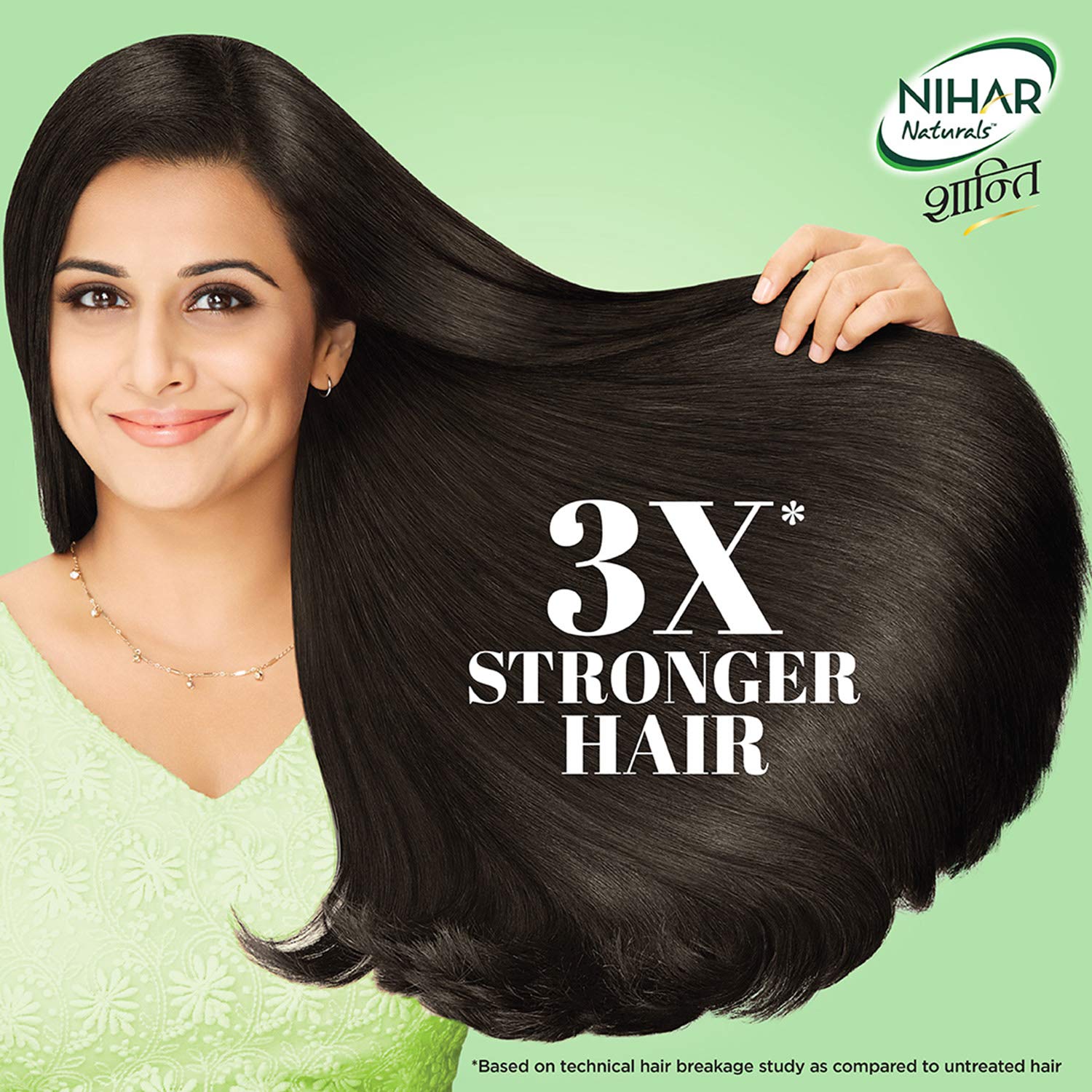 NIHAR Shanti Amla & Badam Hair Oil - 500ml (Pack of 2) | Natural Ayurvedic Hair Oil for Black, Silky & Stronger Hair | Promotes Hair Growth & Reduces Hair Fall | Perfect for Daily Hair Care & Scalp Massage