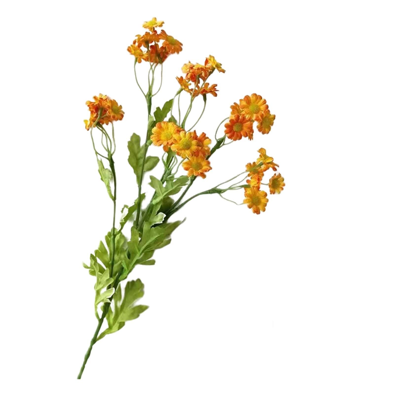 Realistic Artificial Silk Flowers - Vivid & Lifelike Faux Wildflowers Bouquet for Home Decor, Wedding Centerpieces, Table Arrangements & Party Decorations