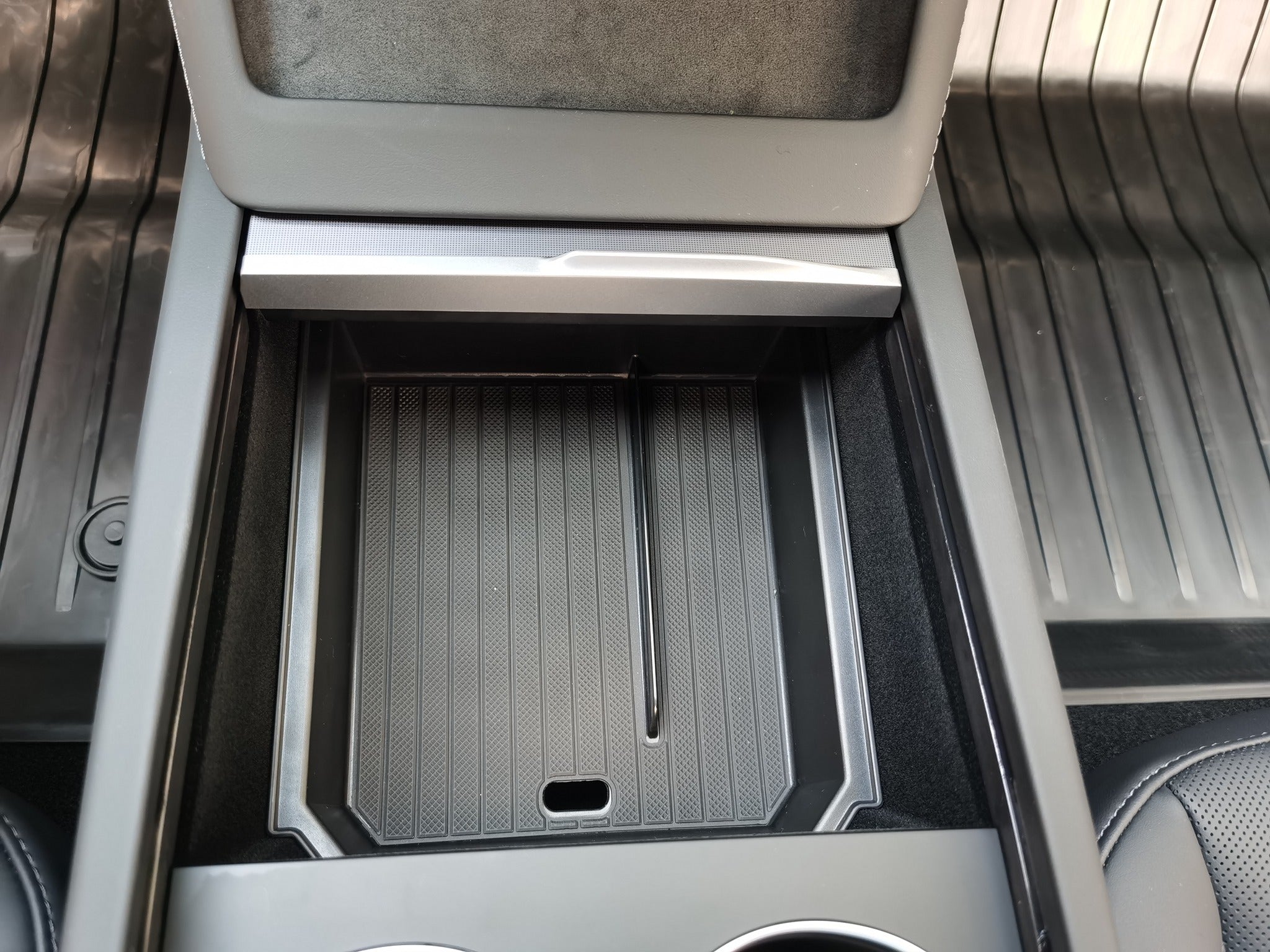 2024-2025 Tesla Model 3 & Model Y Center Console Organizer Set - 4 Piece Storage Box Bundle for Car Accessories | Perfect for Road Trips & Daily Commute Organization