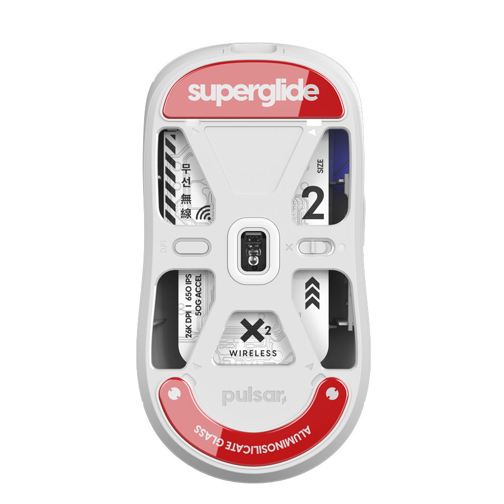 Pulsar X2 & X2 Mini Wireless Gaming Mouse - Superglide Smooth Tracking for Esports & FPS Games - Perfect for PC & Laptop Gamers