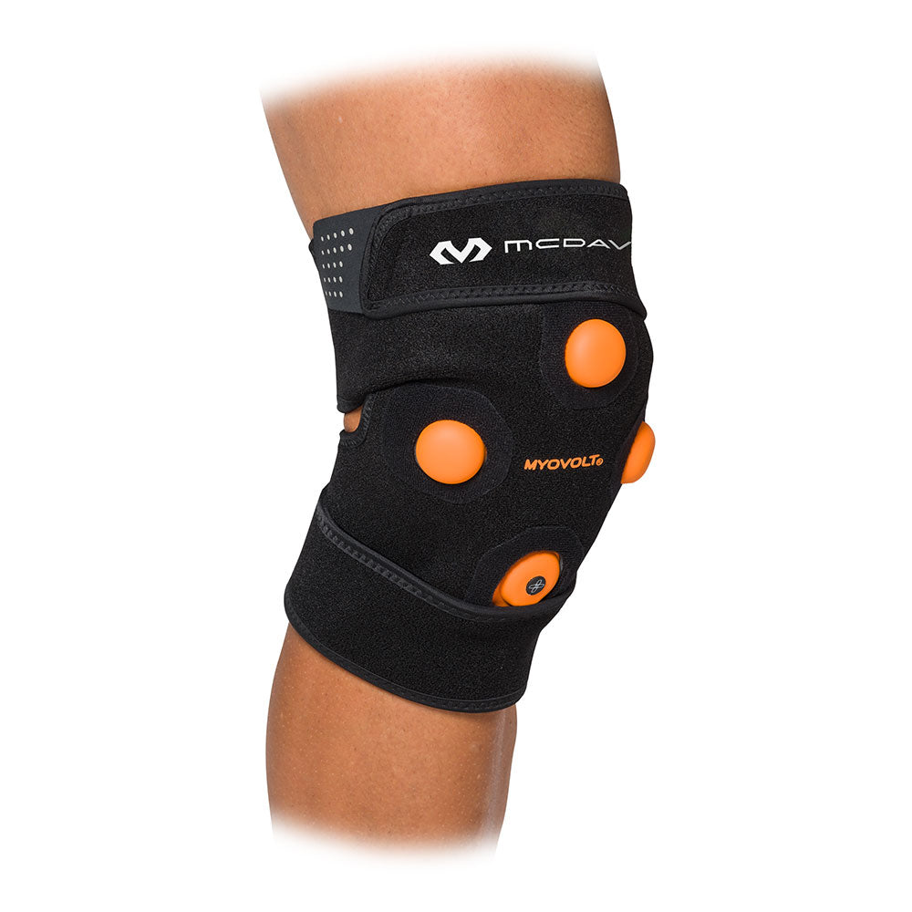 MYOVOLT® Wearable Vibration Recovery Knee & Leg Wrap - Pain Relief & Muscle Recovery for Athletes, Runners & Active Lifestyles - Post-Workout, Injury Rehabilitation & Daily Comfort