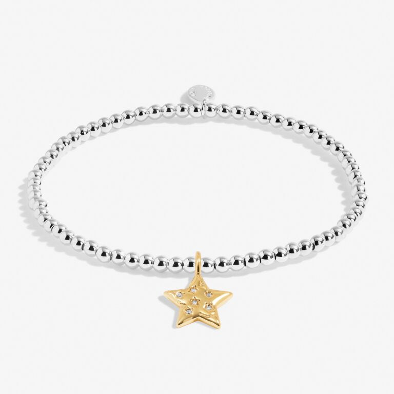 Joma Jewellery Bracelet - A Little Written In The Stars Charm Bracelet | Dainty Gold-Tone Zodiac Jewelry for Women | Perfect for Everyday Wear, Gifts & Special Occasions