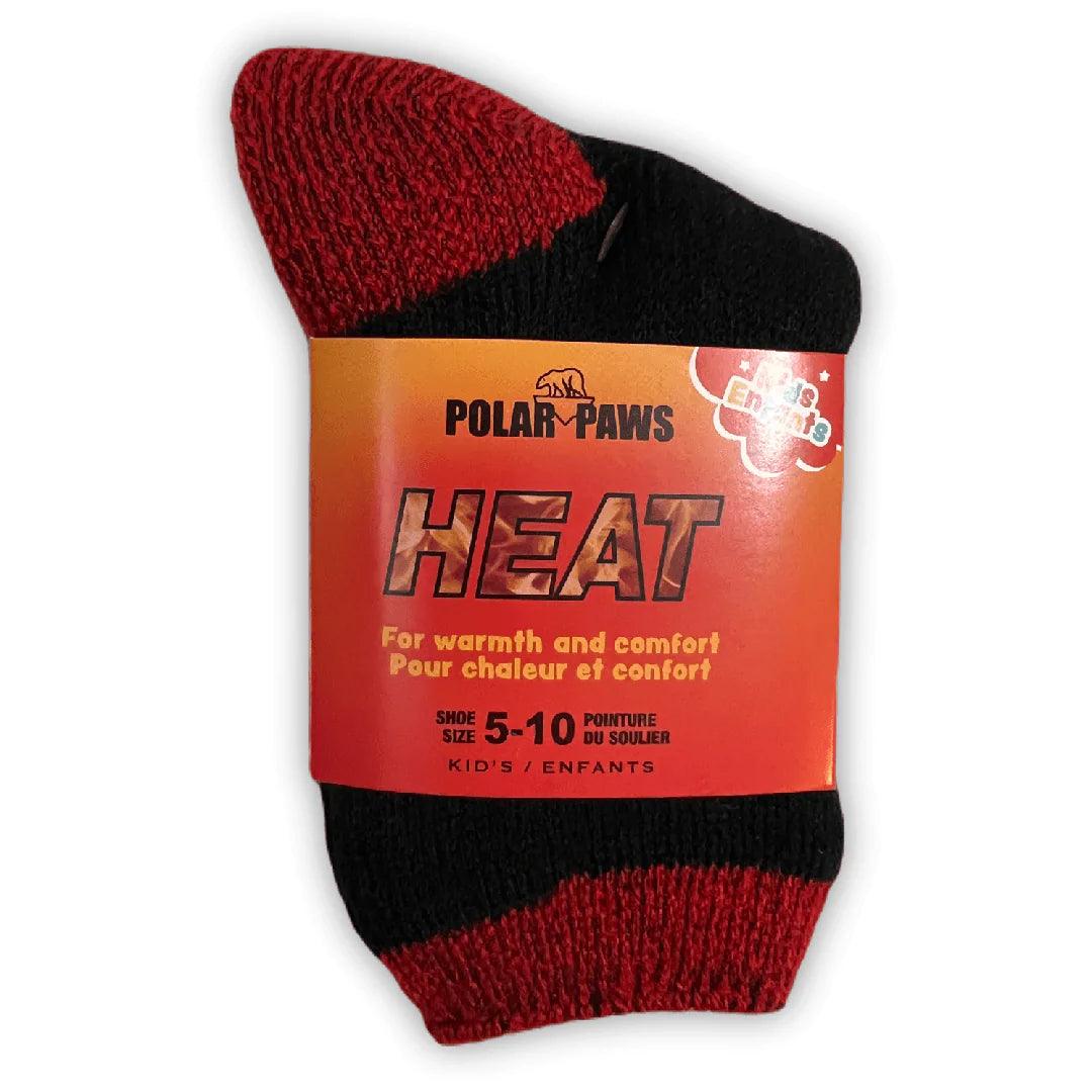 Kids Brushed Thermal Socks for Shoes Size 5-10 - Warm Winter Socks for Boys & Girls - Perfect for School, Outdoor Play & Cold Weather Activities