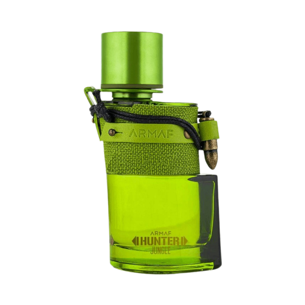 Hunter Jungle Man Eau de Parfum for Men - 3.4oz/100ml Long-Lasting Fragrance with Woody & Spicy Notes - Perfect for Date Night, Office & Special Occasions