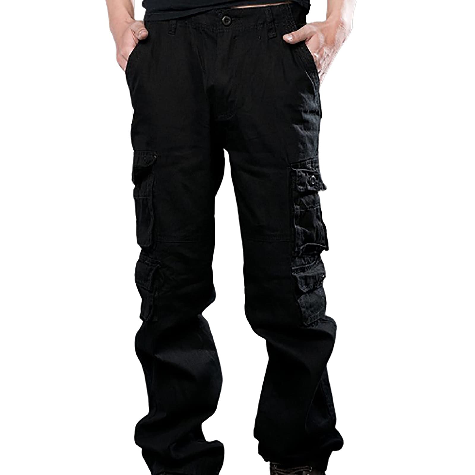 Men's Tactical Cargo Pants - Combat Work Pants for Outdoor Hiking, Hunting & Casual Wear - Durable Utility Pants with Multiple Pockets - Perfect for Adventure, Military & Daily Use