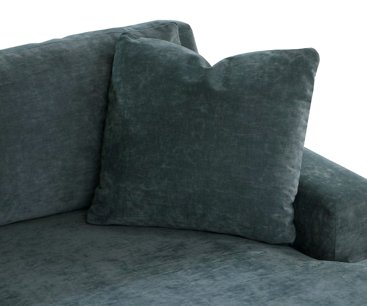 Jaden Right Chaise Sectional Sofa - Modern L-Shaped Couch with Reversible Chaise Lounge for Living Room, Family Room, or Home Theater - Comfortable Fabric Upholstery and Sturdy Wood Frame