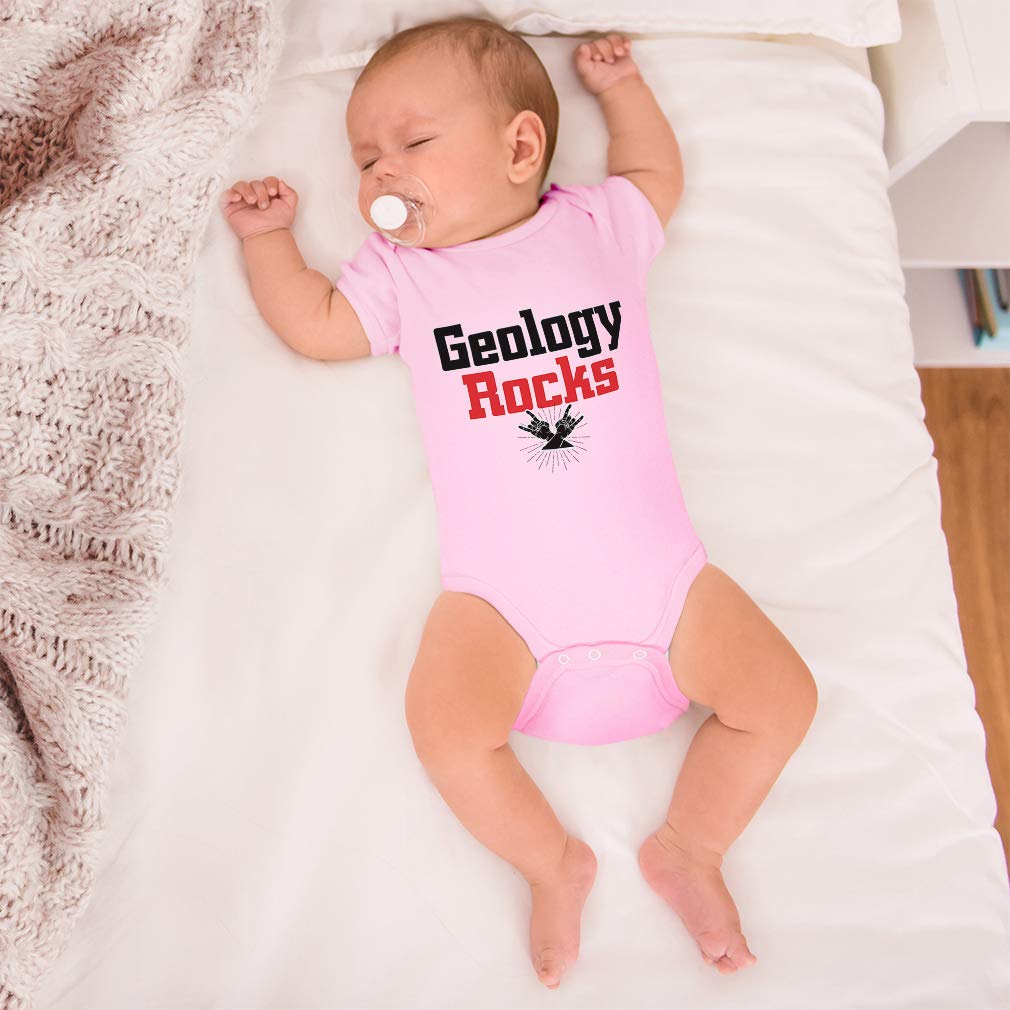 Custom Baby Bodysuit - Geology Rocks Science Teacher Outfit - Cute School Education Clothes for Boys & Girls - Perfect for Classrooms, Science Fairs & STEM Events