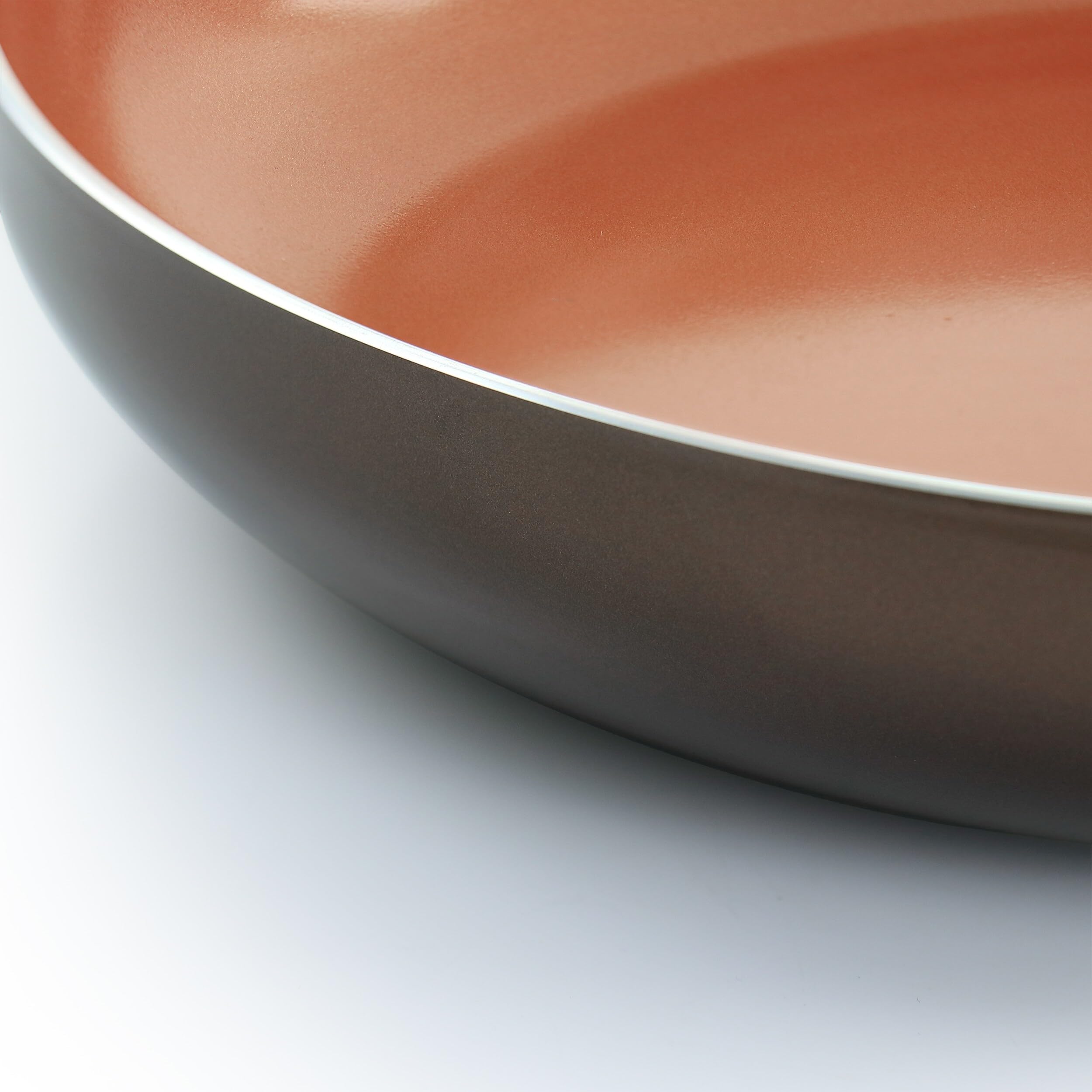 Premium Gibson Home Copper Cookware Set - Nonstick Kitchen Pots & Pans for Sauteing, Frying & Cooking - Ideal for Gas, Electric & Induction Stovetops