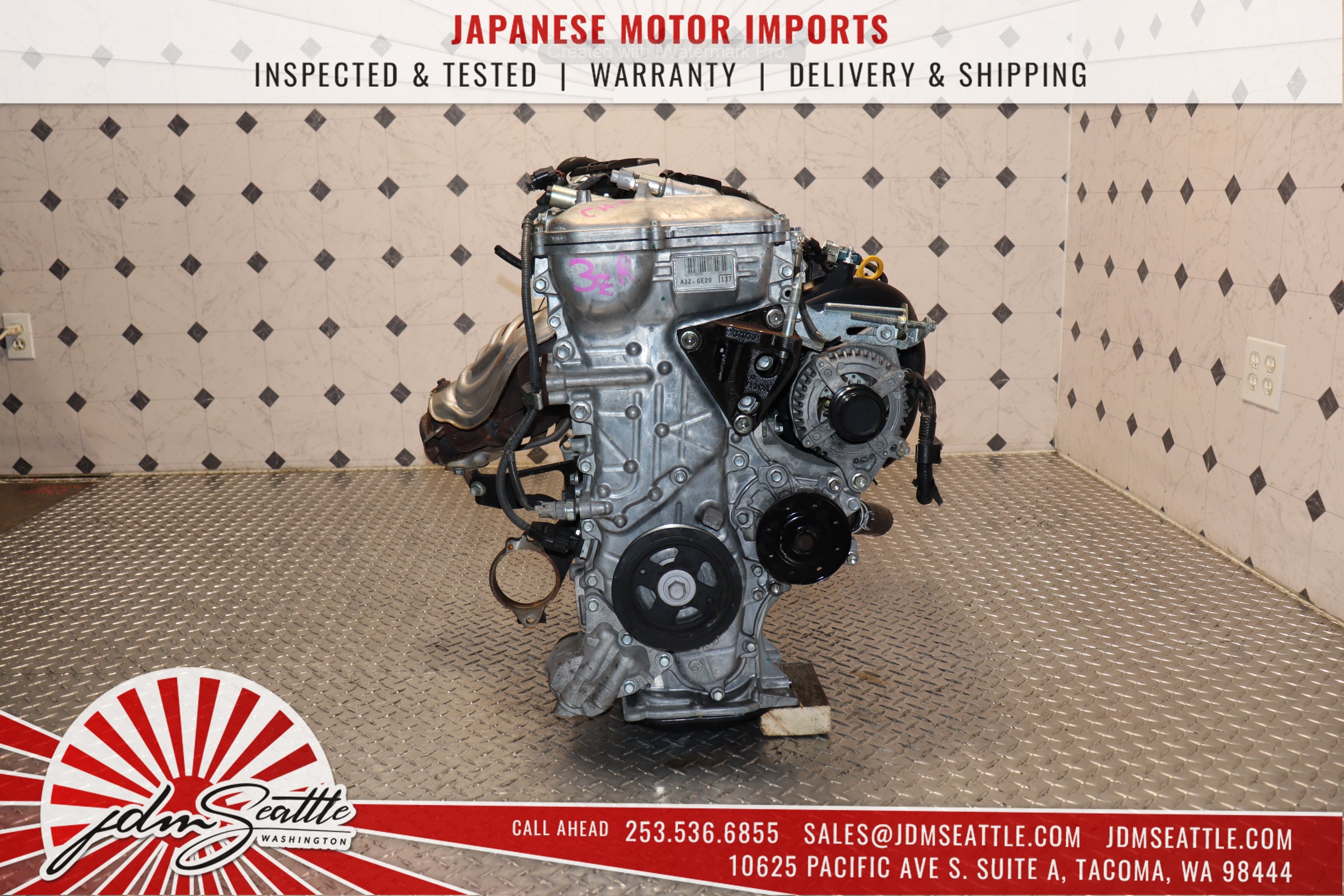 JDM Toyota C-HR Engine 2018-2022 3ZR-FAE 2.0L VVTi Motor - Replacement for Toyota C-HR 2018 2019 2020 2021 2022 Models - Perfect for Engine Swap & Performance Upgrades