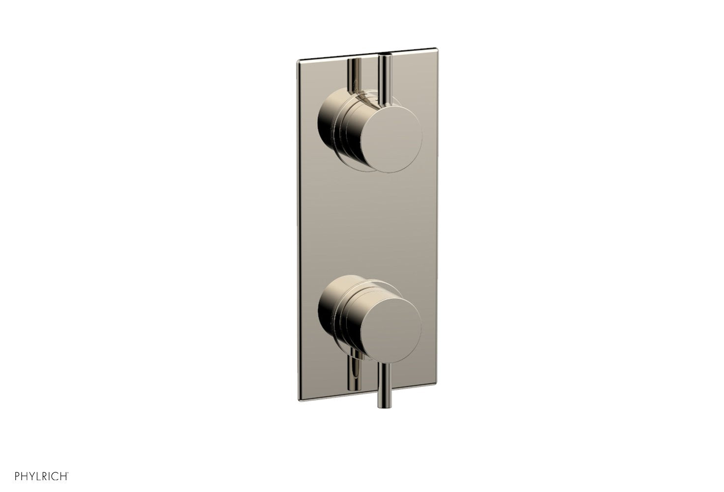BASIC II 1/2 Mini Thermostatic Valve with Volume Control & Diverter 4 171 - Perfect for Bathroom Faucets, Shower Systems & Water Temperature Regulation