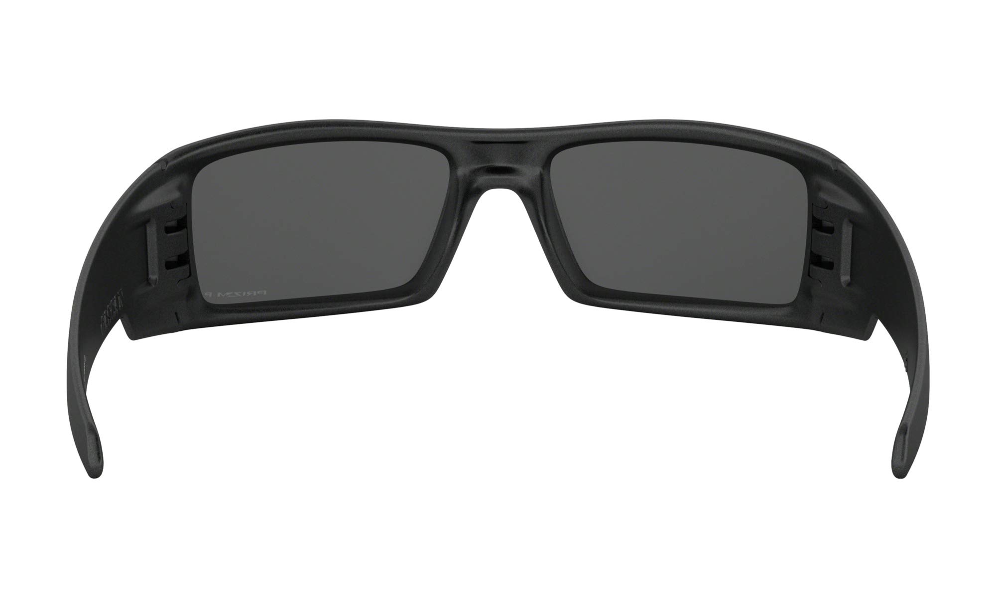 Oakley Gascan Polarized Sunglasses - Prizm Black Lens, Steel Frame with Free Sticker | UV Protection for Driving, Running & Outdoor Sports