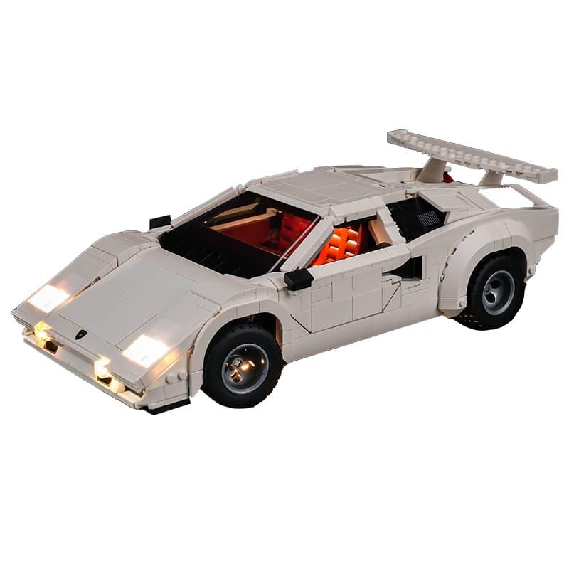LEGO Lamborghini Countach 5000 Quattrovalvole 10337 Light Kit - LED Lighting Set for LEGO Technic Model Car - Perfect for Display & Nighttime Showcase