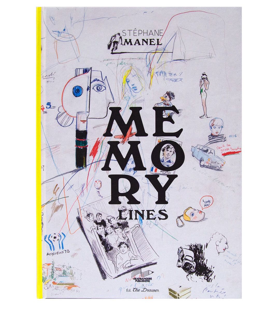 Memory Lines by Stéphane Manel - Abstract Art Print for Modern Home & Office Decor - Perfect for Living Rooms, Bedrooms, and Creative Workspaces