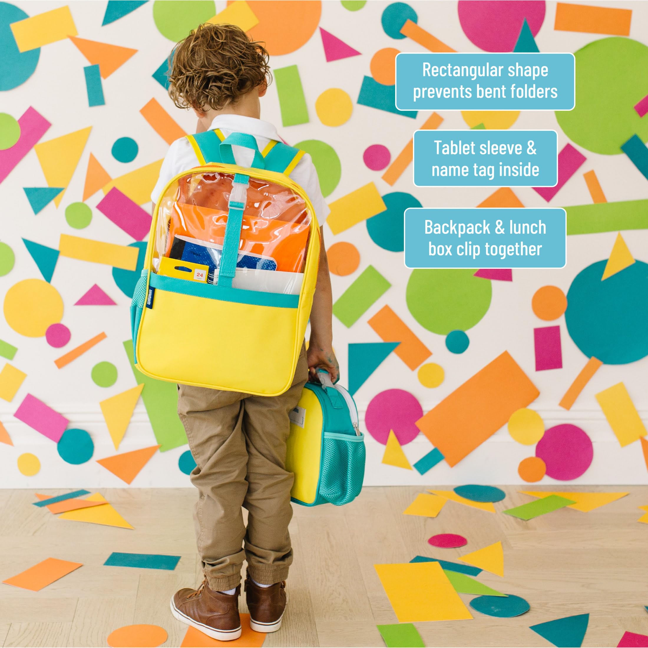 Wildkin Pack-it-All Kids Backpack - Durable & Spacious Adjustable School Backpack for Boys & Girls - Perfect for Travel, Daycare & Outdoor Adventures - Risk Taker Design