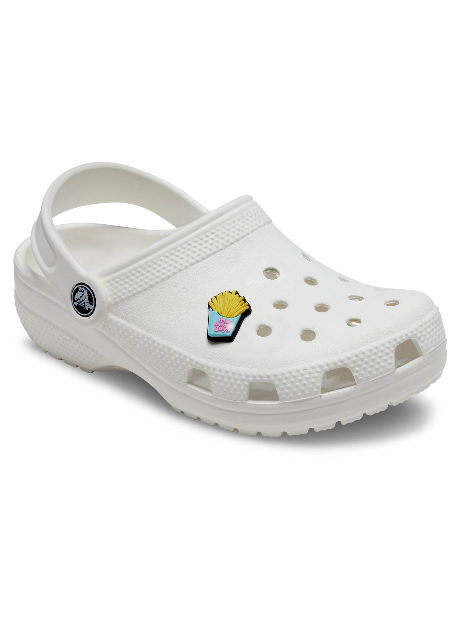 Crocs Jibbitz Charms - Fries Before Guys Design - Fun Shoe Accessories for Women & Men - Perfect for Casual Wear, Beach & Pool Days