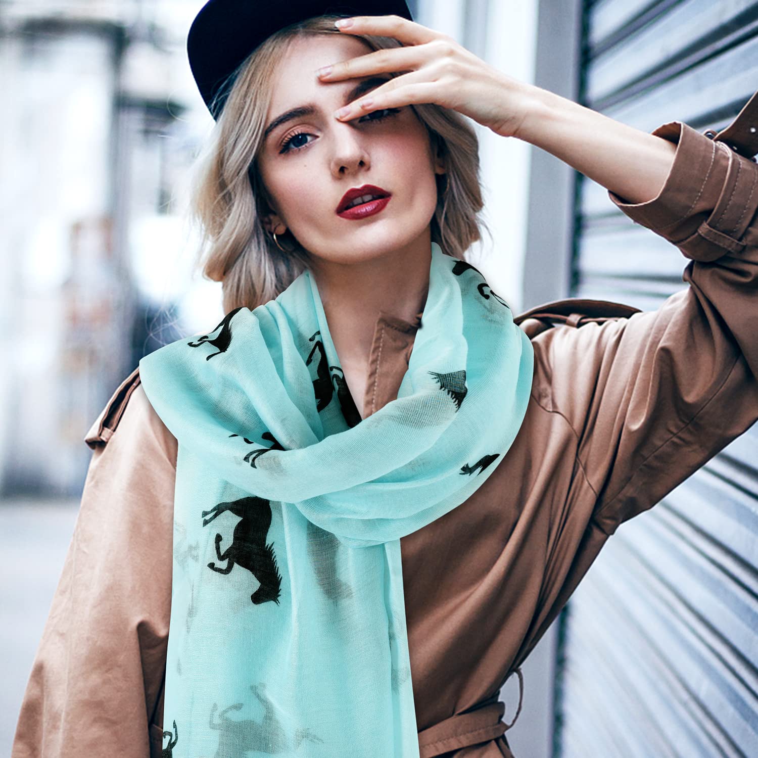 E-Clover Women's Lightweight Fashion Scarf - Soft Shawl Wrap for All Seasons | Perfect for Spring, Summer, Fall & Winter Outfits, Office Wear, and Travel Accessories