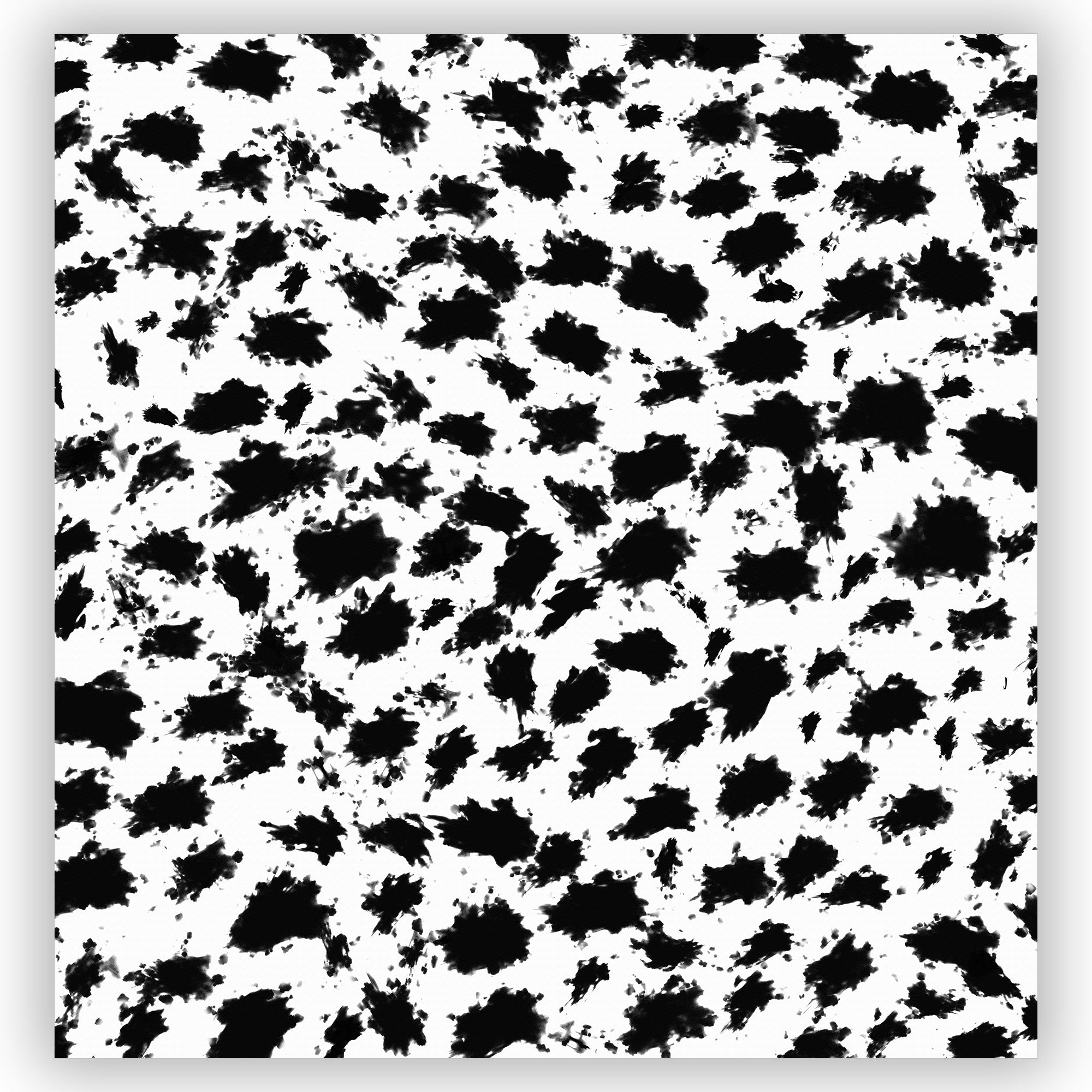 Black and White Snow Leopard Print Waterproof Shower Curtain - Stylish Bathroom Decor for Modern Homes & Spa-Like Retreats