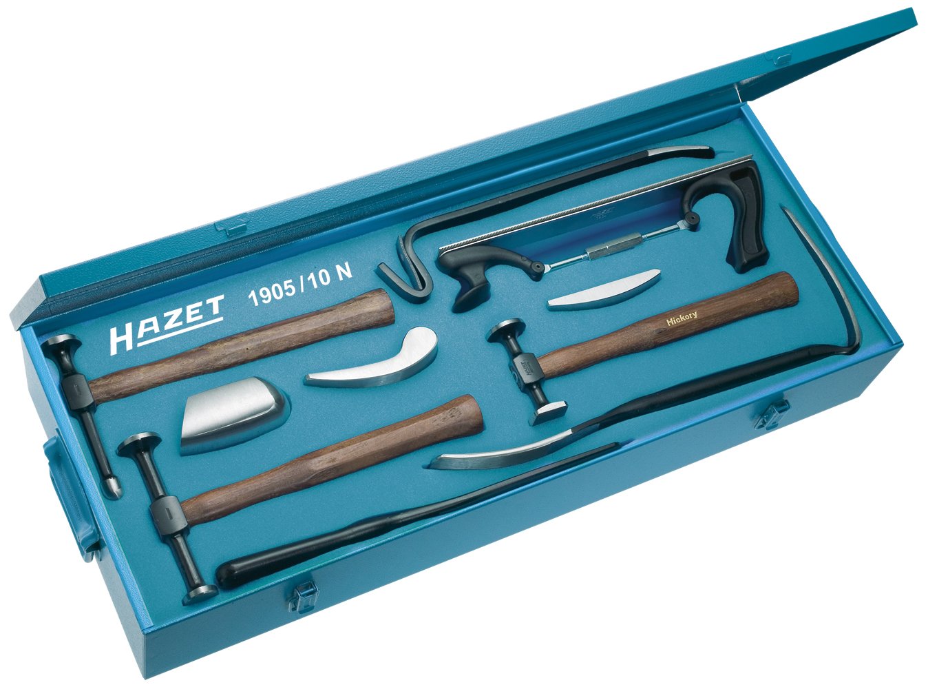 Hazet 1905/10N Professional Auto Body & Fender Repair Tool Kit - Essential for Car Dent Removal, Panel Beating & Collision Repair (Mechanic-Grade)