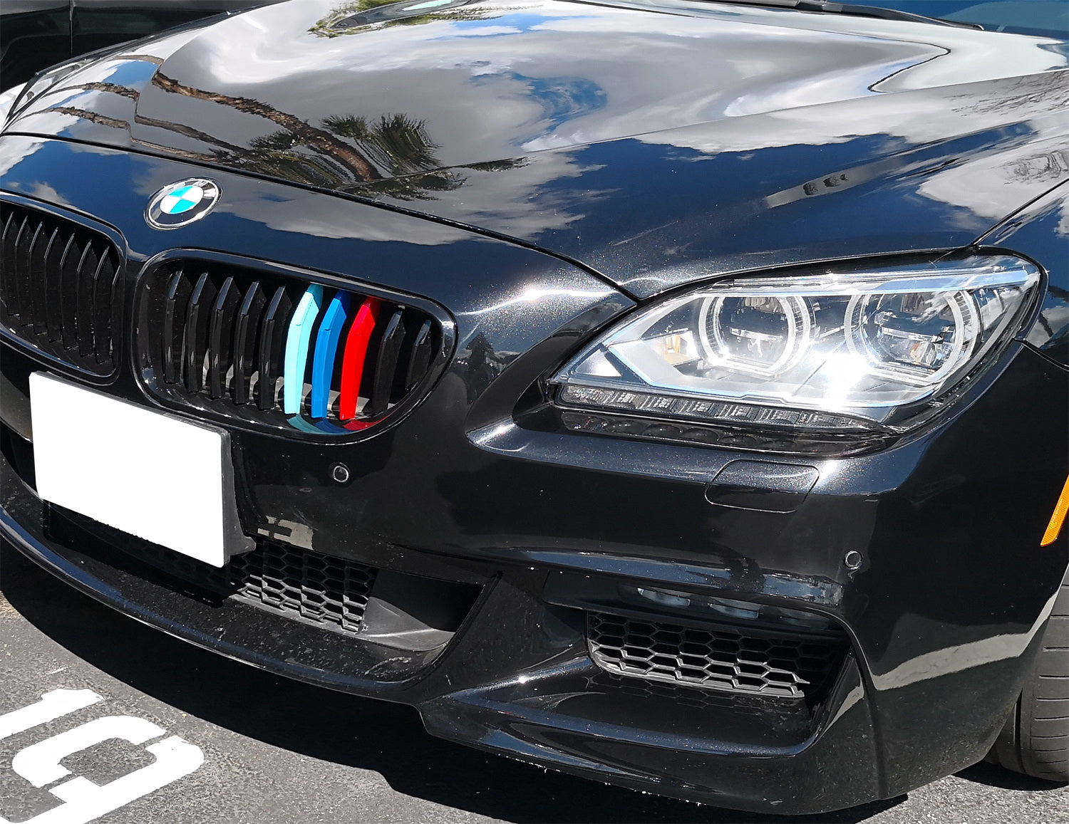 BMW G32 6 Series (2018+) M Color Grille Insert Trims - 9 Standard Grill Beams - Upgrade Your Front Grille for Enhanced Style & Performance - Perfect for Car Enthusiasts & BMW Owners