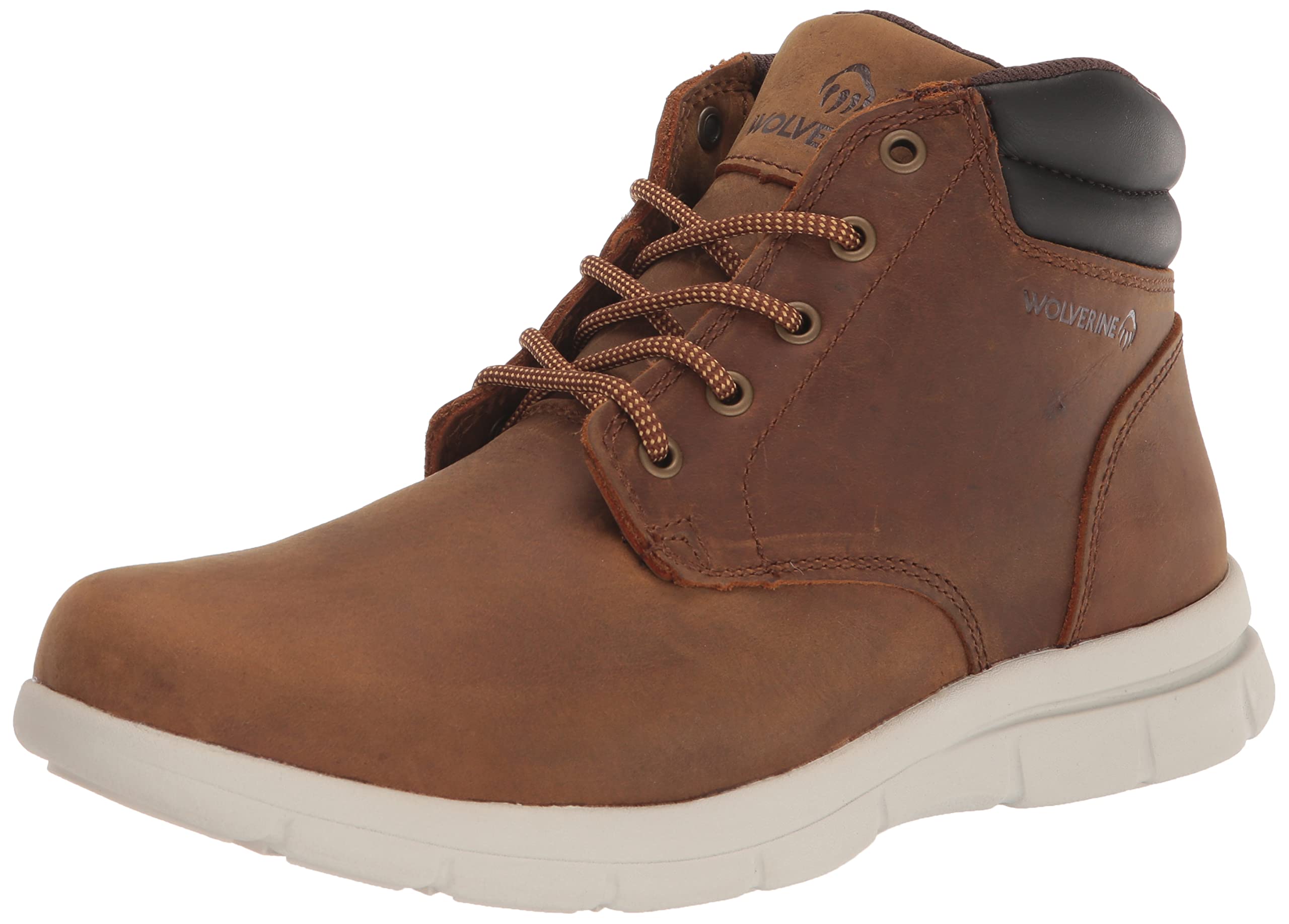 WOLVERINE Men's Karlin Steel Toe Work Boots - Waterproof & Slip Resistant Construction Boots for Heavy Duty Work, Hiking & Outdoor Activities