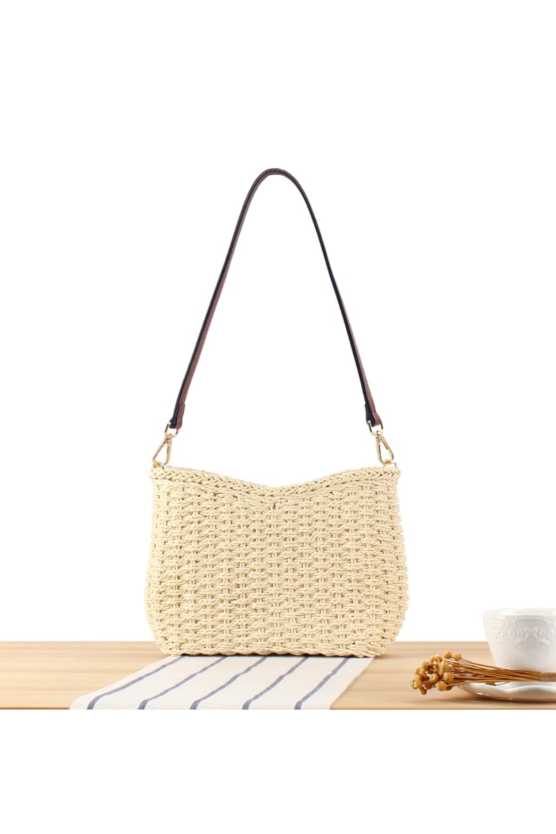 Ulisty Women's Small Handwoven Mini Crossbody Bag - Boho Chic Square Purse for Casual Outings, Travel & Everyday Use