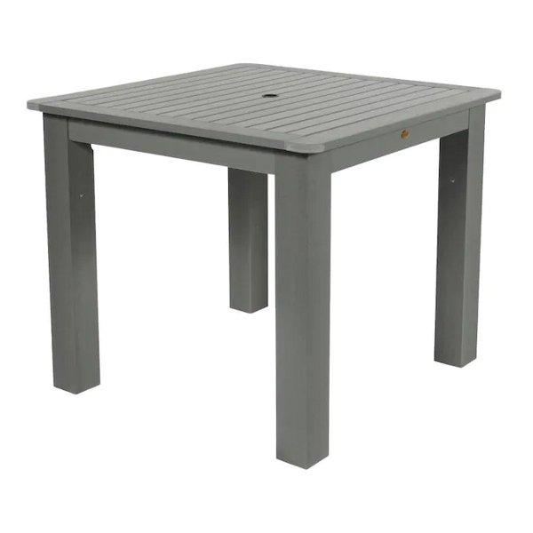 Premium Outdoor Square Counter Height Dining Table Set - Weather-Resistant Patio Furniture for Backyard, Garden & Poolside Dining