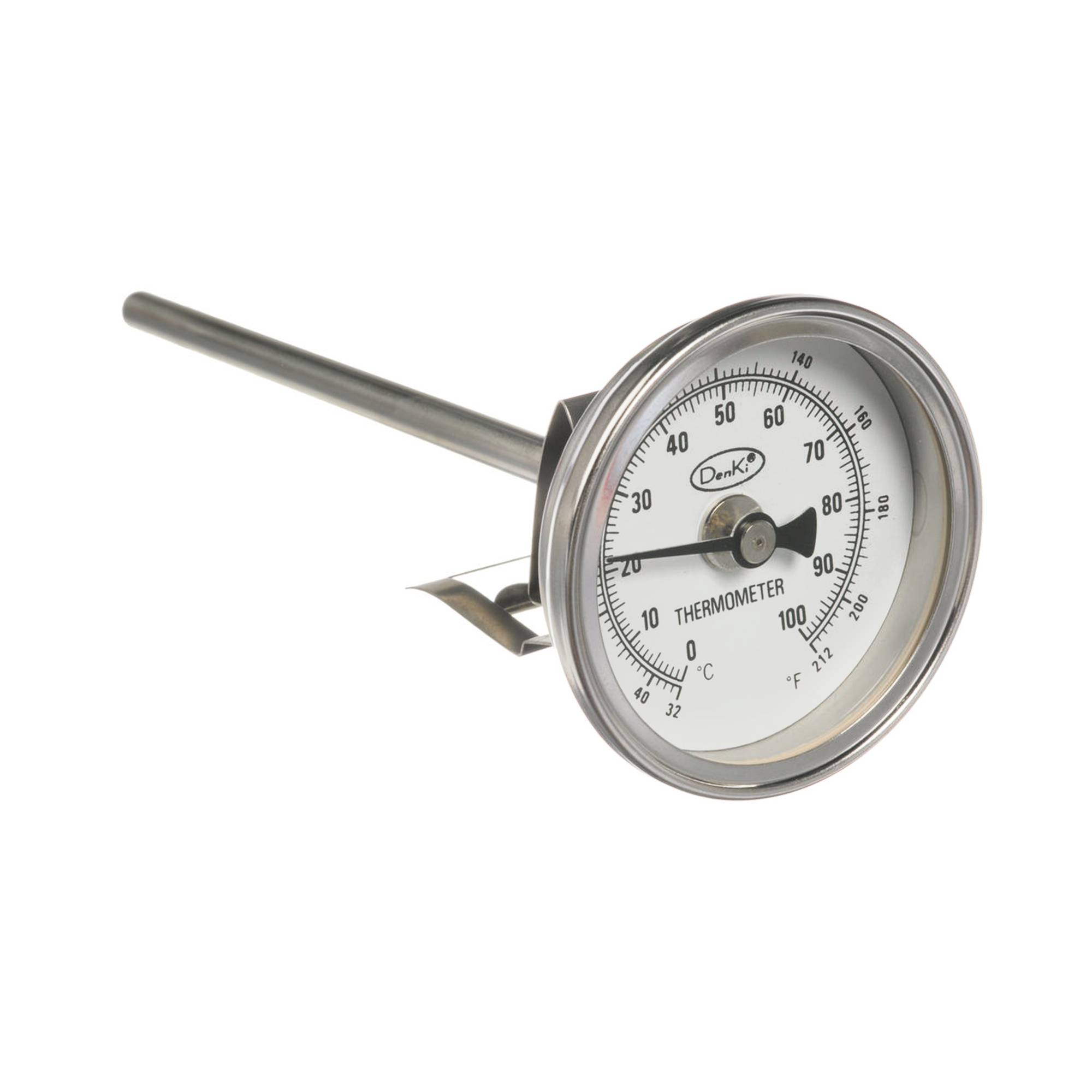 Dot Line 2 Dial Thermometer - Dual Temperature Gauge for Indoor/Outdoor Use - Perfect for Home, Greenhouse, and Aquarium Monitoring
