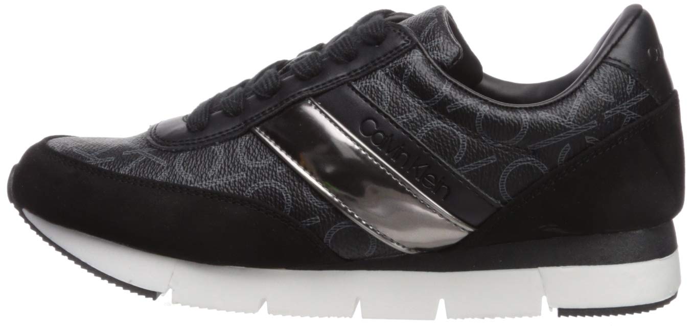Calvin Klein Women's Comfortable Tea Sneakers - Casual Fashion Walking Shoes for Women | Perfect for Work, Travel & Everyday Wear