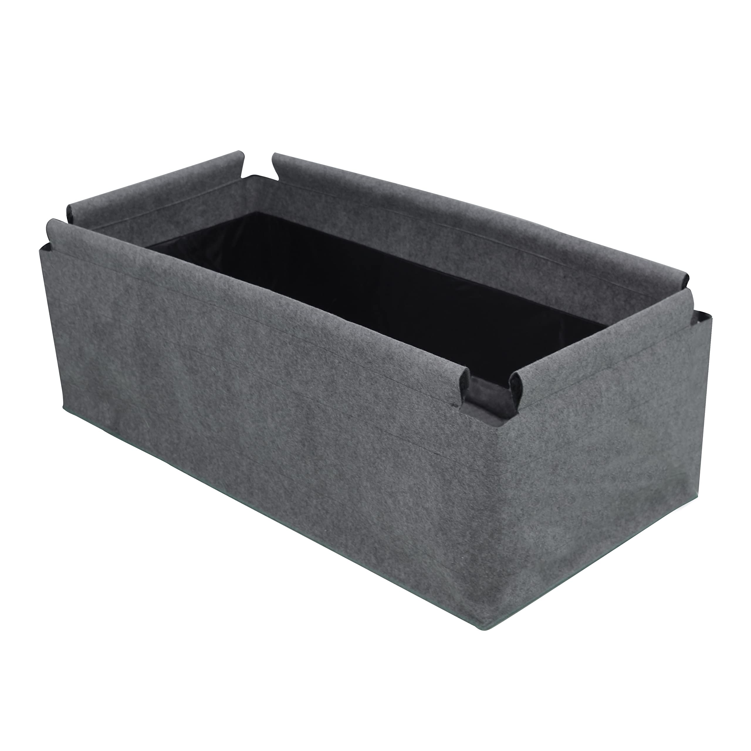 Gardzen Raised Garden Bed Kit - 4x8ft Fabric Planter Box for Vegetables, Herbs & Flowers | No-Till Living Soil Grow Bag | Perfect for Patio, Balcony & Backyard Gardening (Frame Not Included)