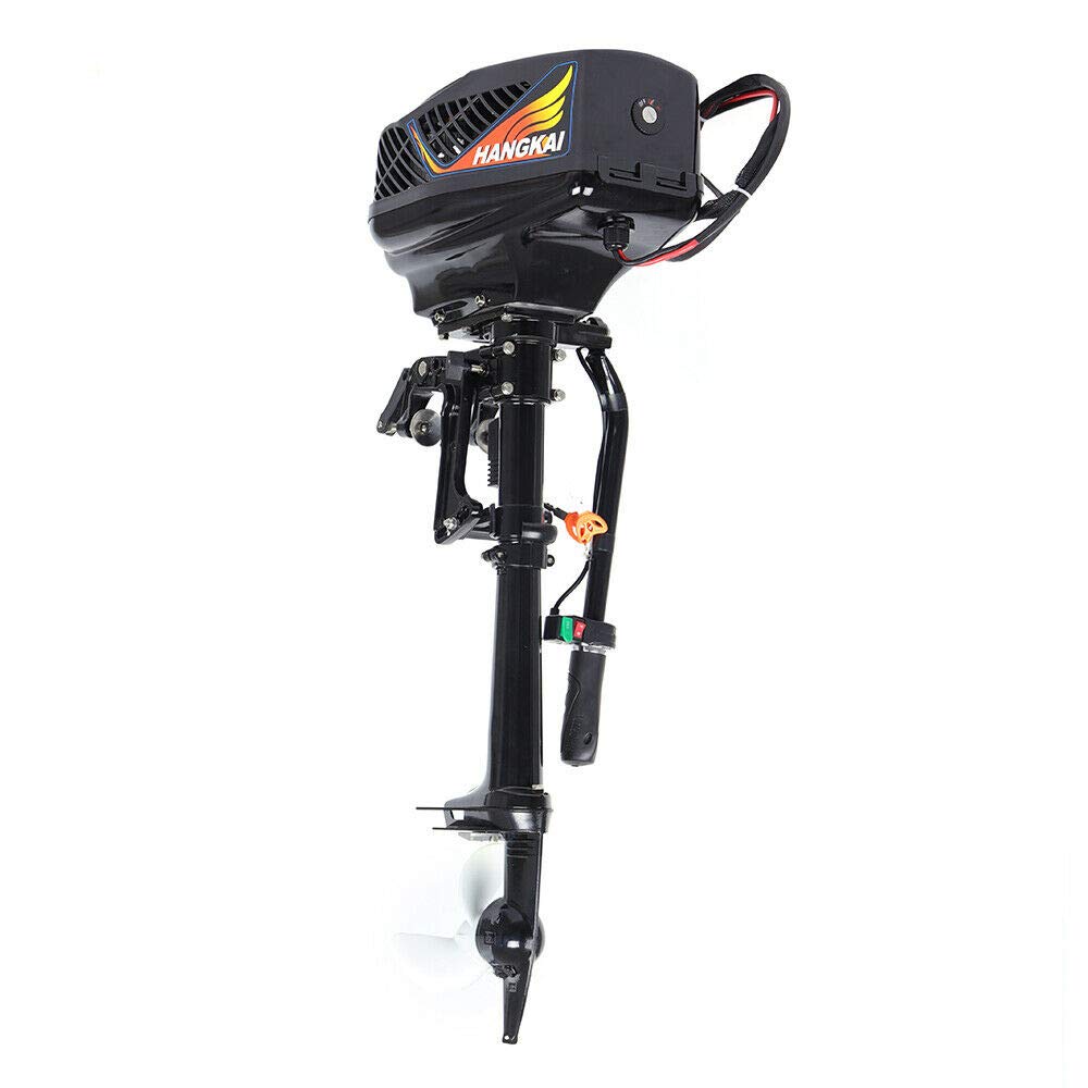 1200W 48V Electric Trolling Outboard Motor - Quiet Fishing Boat Engine for Saltwater & Freshwater - Perfect for Kayaks, Canoes and Small Boats