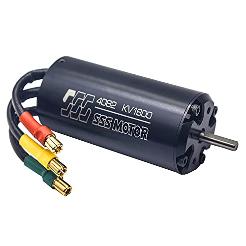SSS Motor 4082 2000KV High Performance Brushless Motor for RC Boats & Cars - Perfect for Racing, Hobbyists and DIY RC Projects