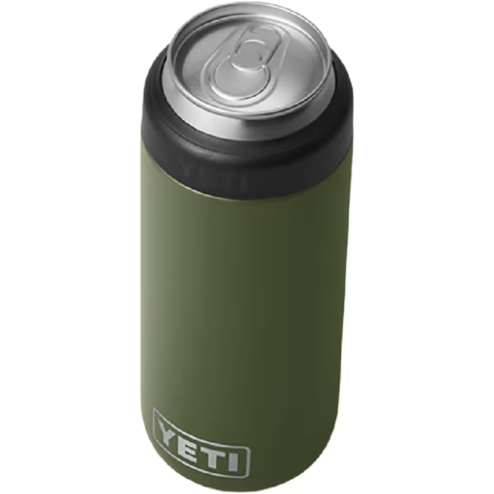 Yeti Rambler 12 oz Colster Slim Can Cooler - Insulated Stainless Steel Beer Can Holder for Camping, Tailgating & Outdoor Adventures
