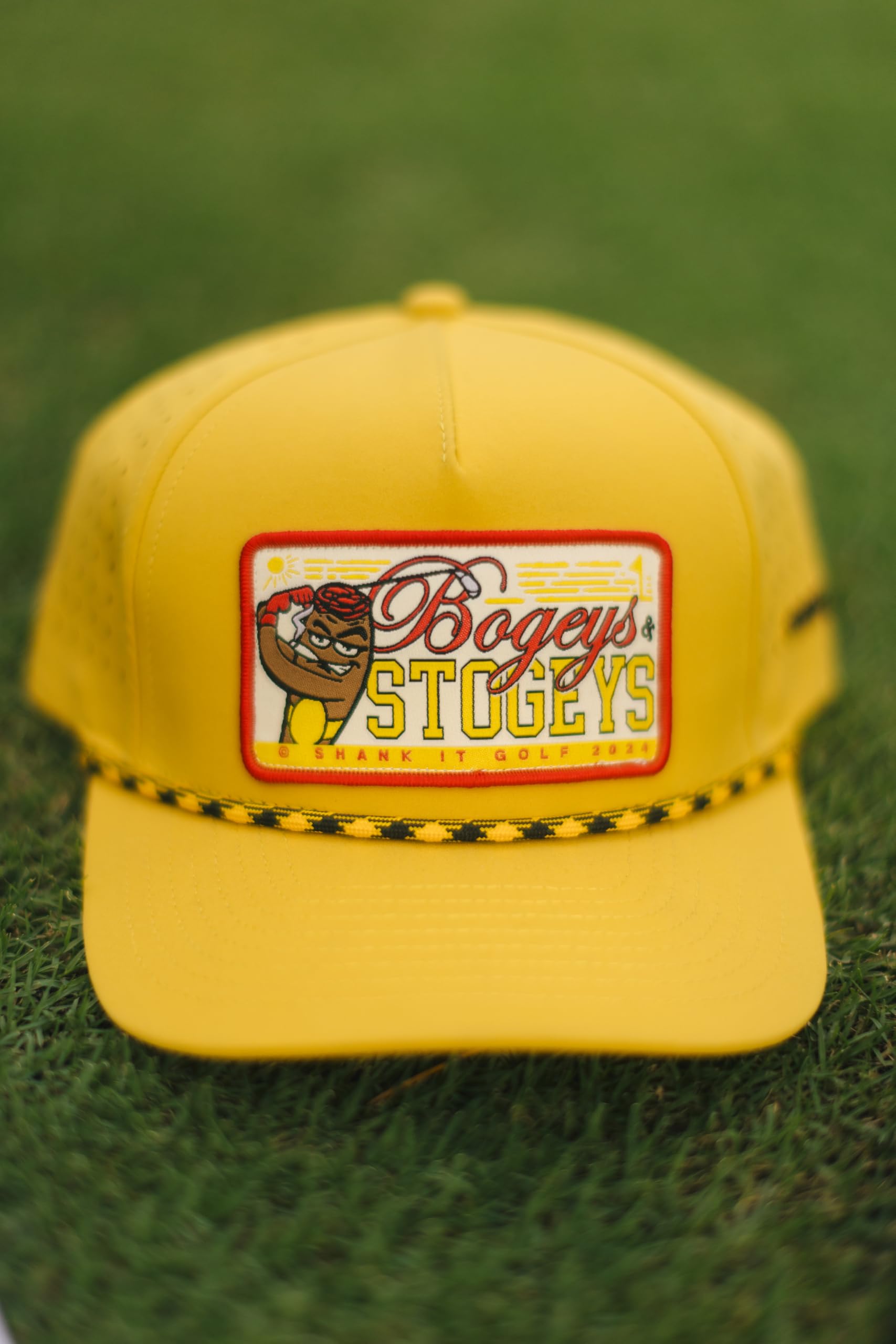 SHANKITGOLF Funny Golf Hat for Men & Women - Adjustable Baseball Cap with Cool Designs - Perfect for Golf Courses, Driving Range & Casual Wear