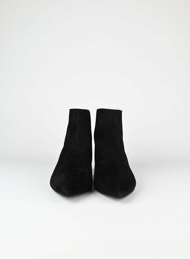Miu Miu Black Suede Ankle Boots Size 35.5 - Stylish & Comfortable Women's Shoes for Office, Party & Everyday Wear