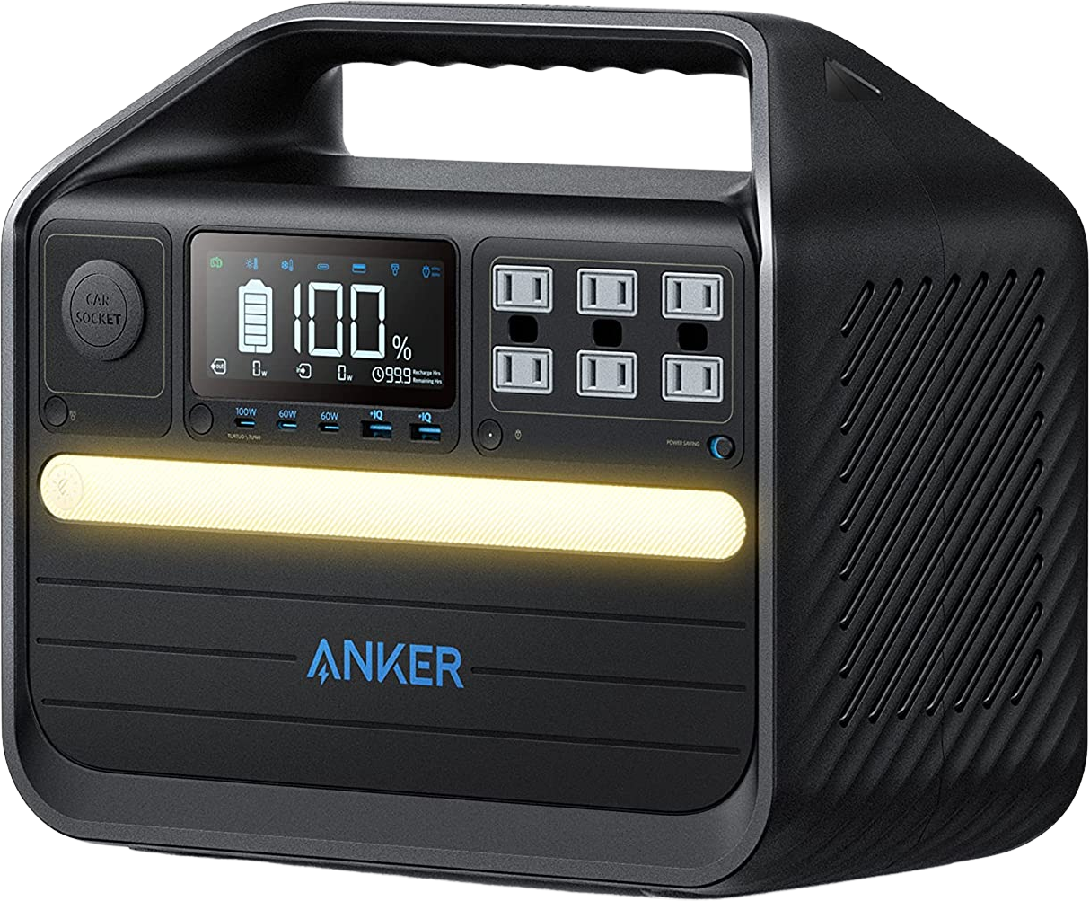 Anker 555 Portable Power Station 1024Wh/1000W - Solar Generator for Camping, RV, Emergencies & Outdoor Adventures | Compact & Powerful Backup Battery for Home & Travel