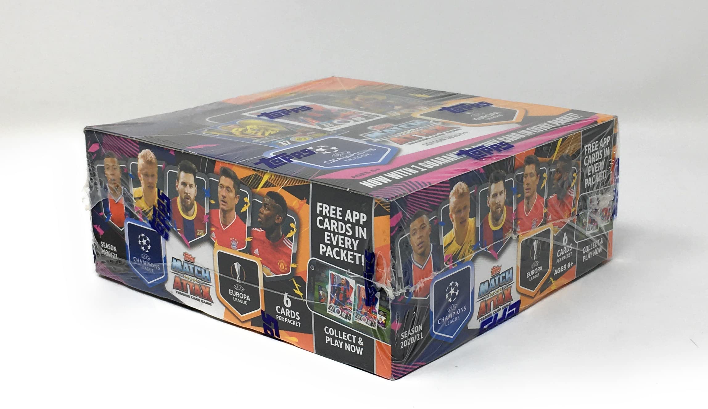 2020-21 UEFA Topps Match Attax Champions League Trading Cards - 30pk Retail Box (180 Cards Total) - Perfect for Soccer Fans & Collectors