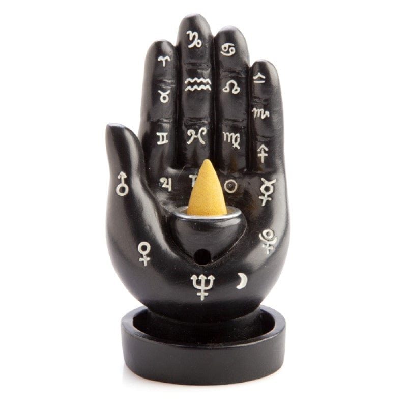 Hamsa Hand Backflow Incense Burner - Spiritual Aromatherapy Decor for Meditation, Yoga & Home Relaxation