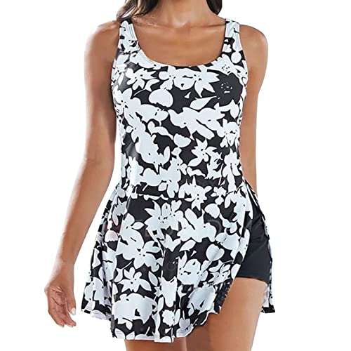 Women's Two Piece Swimsuits - Tummy Control V Neck Bikini Set with High Waisted Bottoms | Modest Bathing Suit for Beach, Pool & Vacation