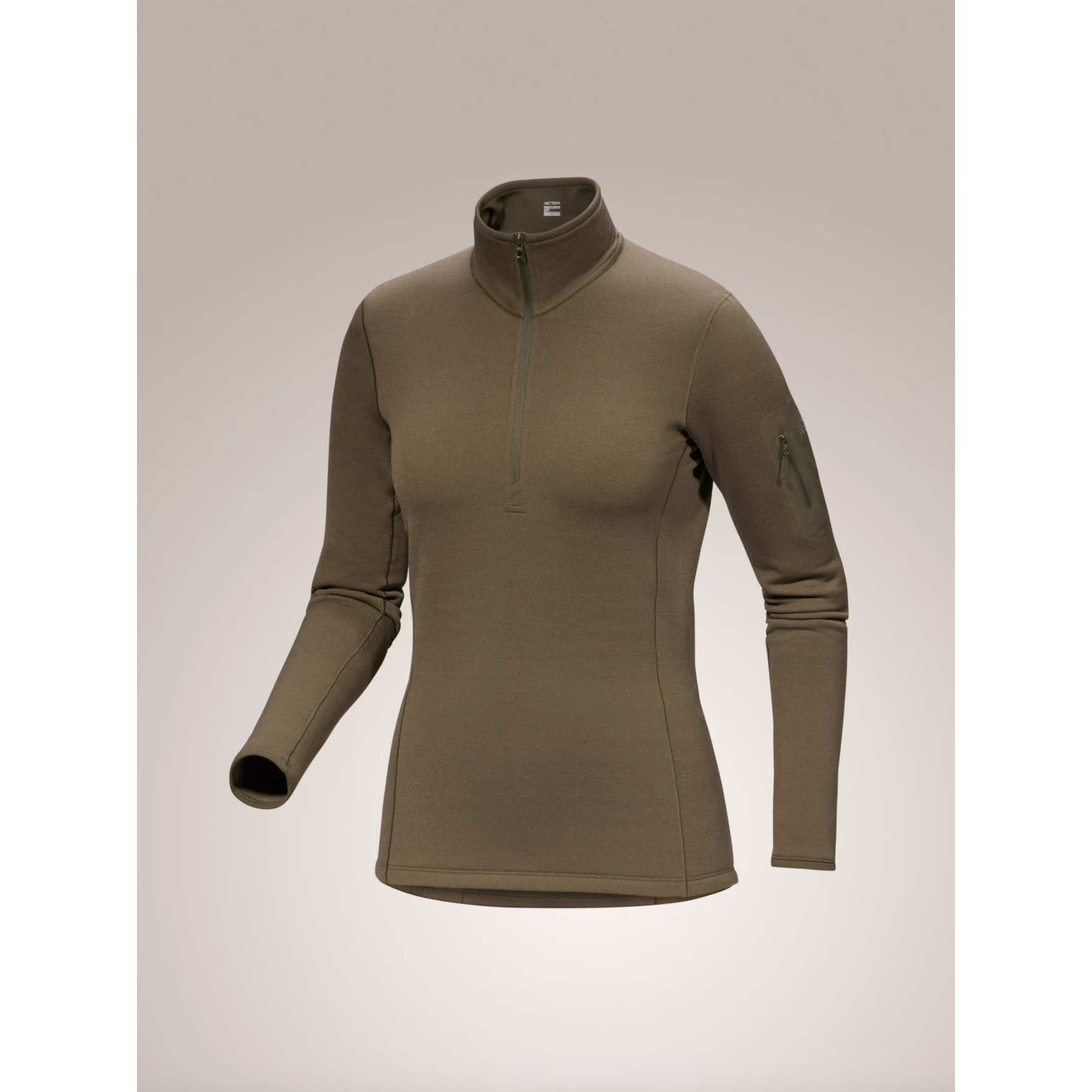Arc'teryx Women's Kyanite Baselayer Zip Neck - Lightweight Fleece Jacket for Hiking, Running & Outdoor Activities | Moisture-Wicking & Breathable Mid Layer