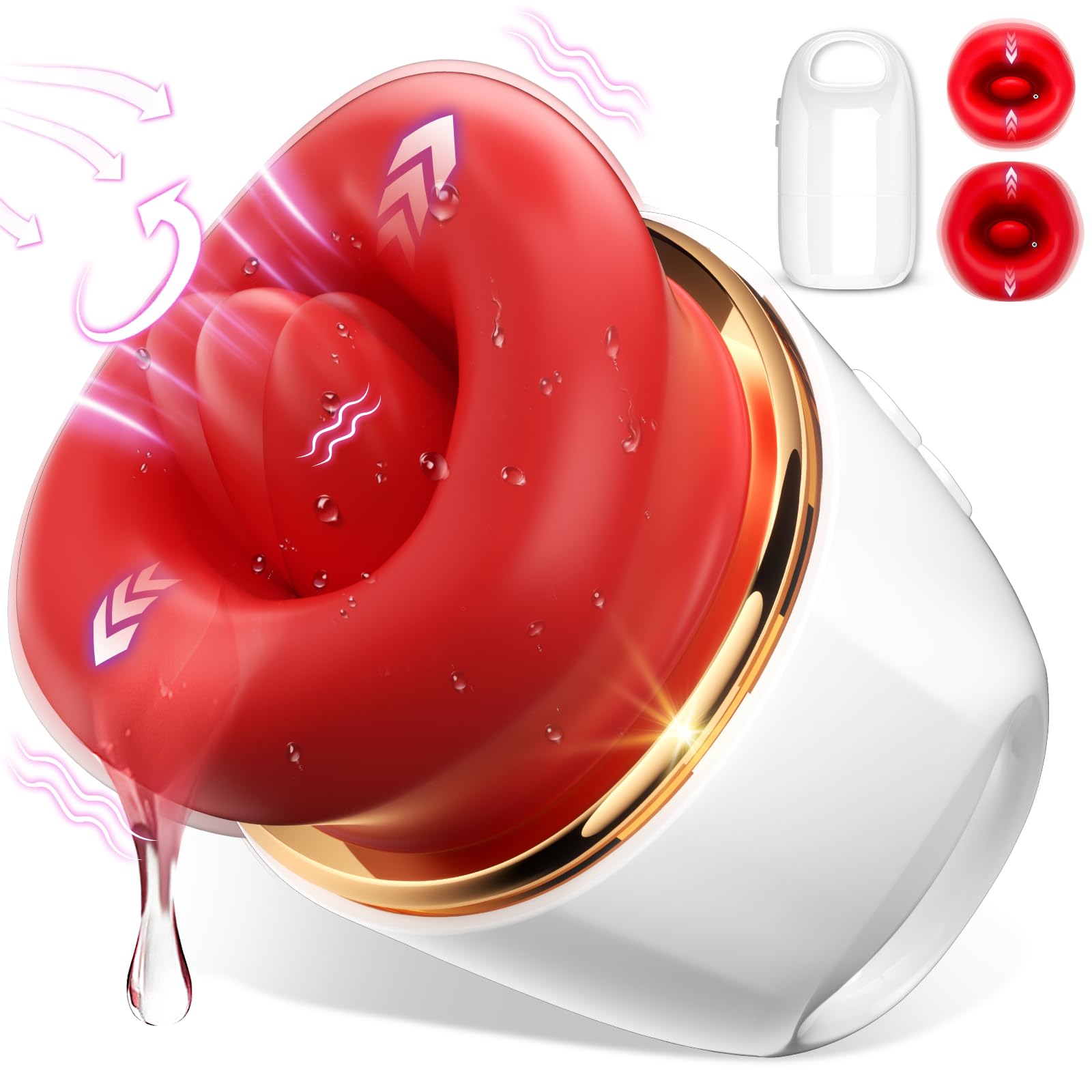 Premium Clitoral Sucking Vibrator for Women - 10 Licking Modes & Powerful Suction, Adult Sex Toy for Intense Stimulation | Perfect for Solo Play, Couples & Foreplay | Waterproof & Rechargeable G-Spot Vibrator
