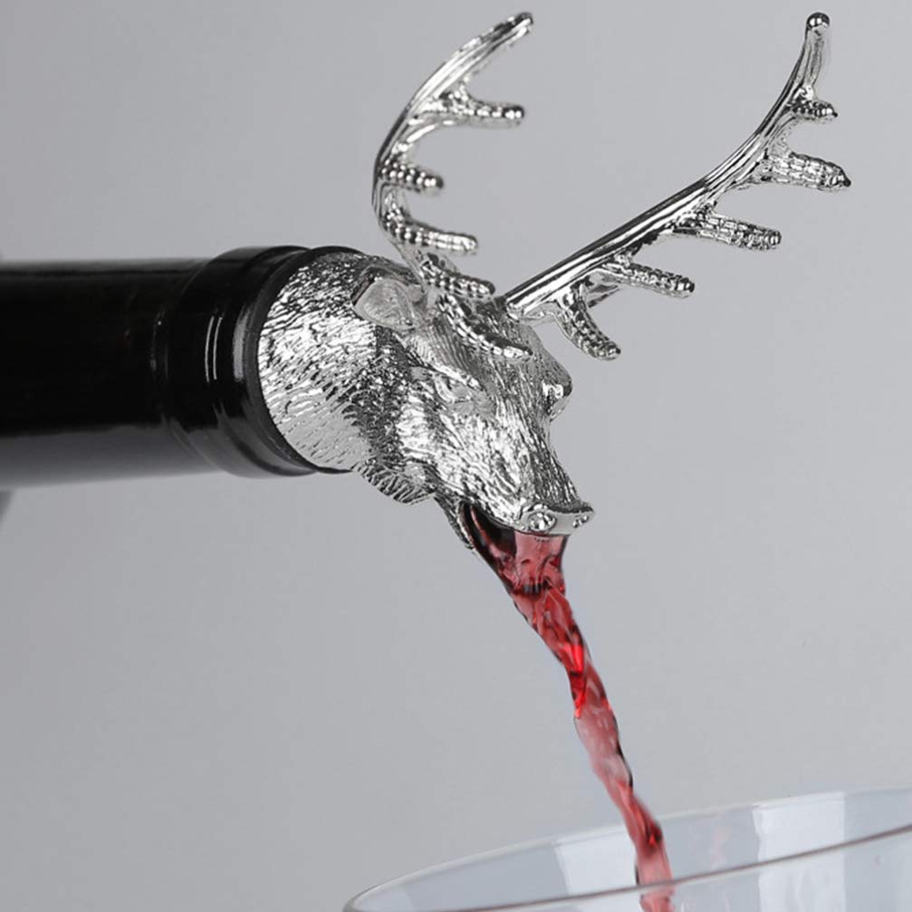Premium Wine Bottle Stoppers - Cabilock Vacuum Sealer & Pour Spout Set for Wine Preservation | Airtight Cork for Sous Vide, Champagne, Whiskey & Liquor Bottles | Ideal for Home Bars, Parties & Gifting