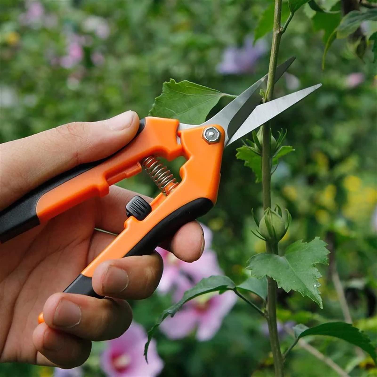 Premium Garden Pruning Shears - Heavy Duty Straight Blade Scissors for Cutting Fruit Trees, Flowers, Branches | Ideal for Gardening, Landscaping, and DIY Tree Trimming