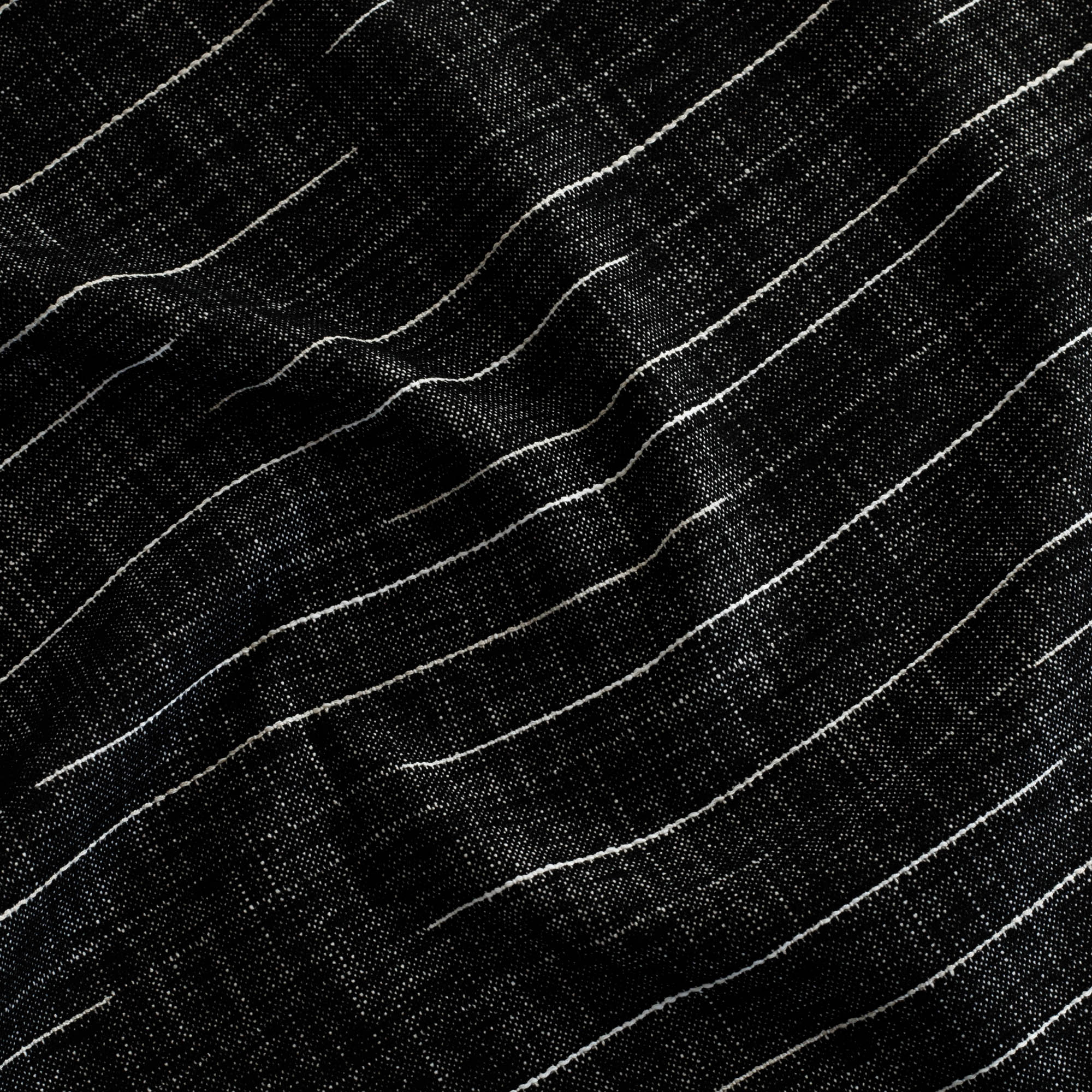 Premium Yuzu InsideOut Fabric - Soft & Durable Onyx Black Home Decor Fabric for Upholstery, Curtains & DIY Craft Projects