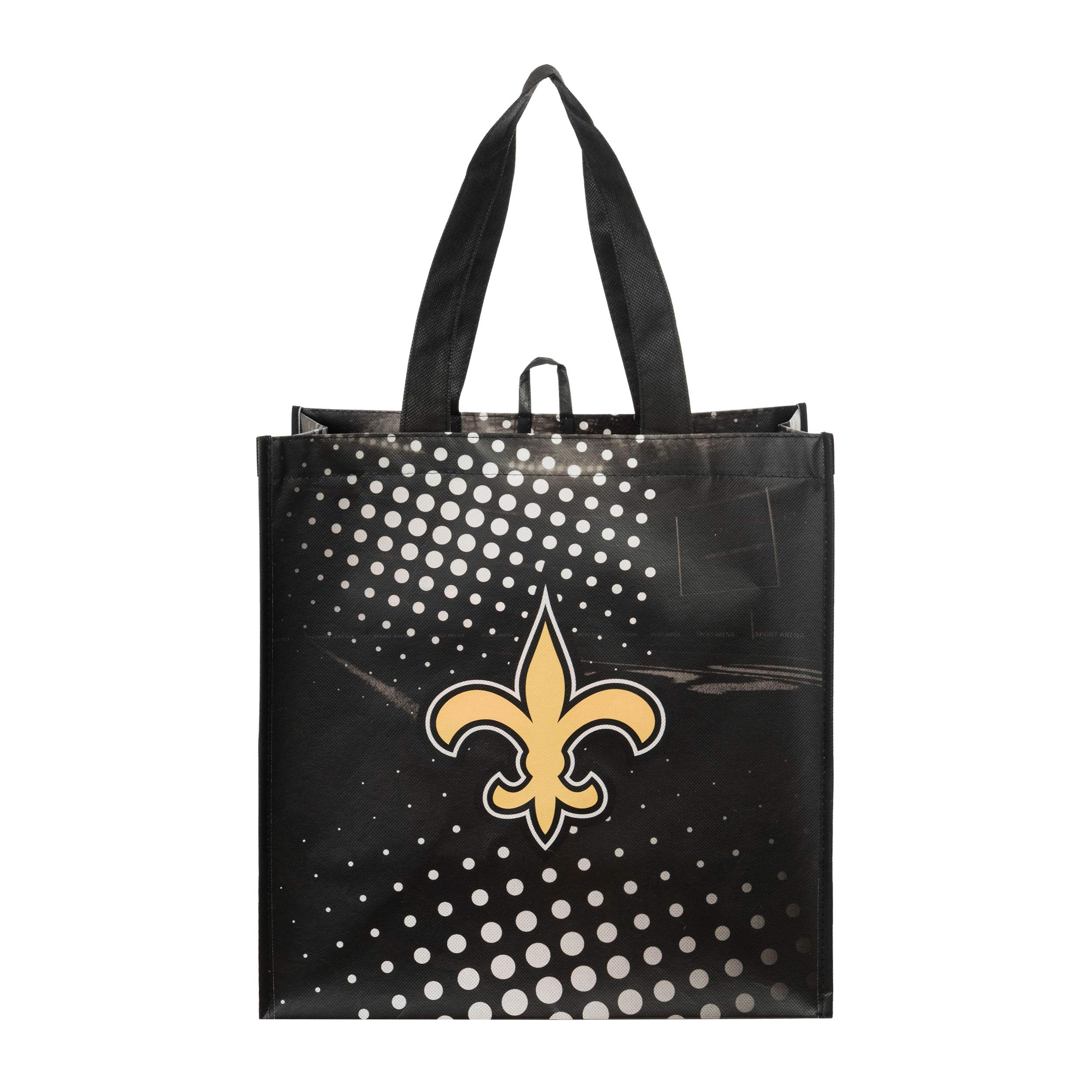 FOCO NFL Team Logo Reusable Grocery Shopping Tote Bags - Eco-Friendly Grocery Totes for Football Fans, Game Day Tailgating & Super Bowl Parties
