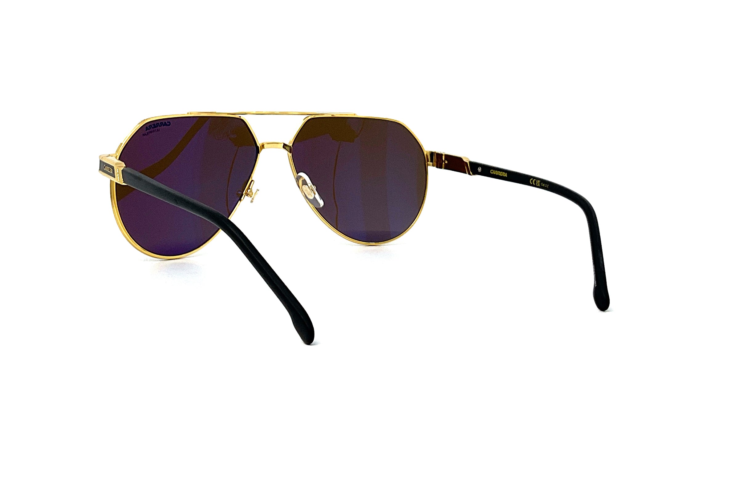 Carrera 1067/S Matte Black Gold Sunglasses – Stylish UV Protection for Outdoor Sports & Fashion