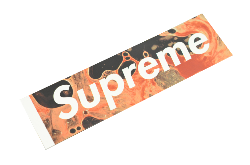 Supreme Blood and Semen Box Logo Sticker - Limited Edition Streetwear Collectible for Skateboards, Laptops & Urban Fashion Accessories